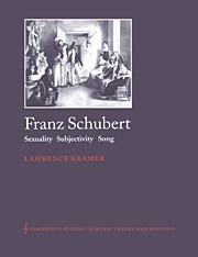 Franz Schubert Sexuality, Subjectivity, Song Paperback