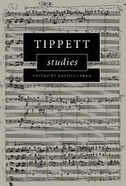 Tippett Studies  Hardback