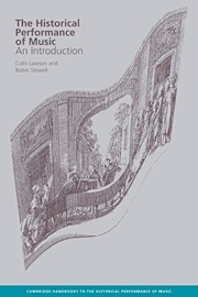 The Historical Performance of Music An Introduction Hardback