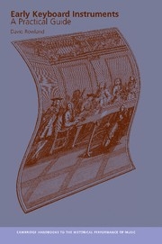 Early Keyboard Instruments A Practical Guide Paperback