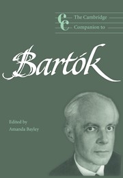 The Cambridge Companion to Bartk  Paperback