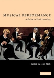 Musical Performance A Guide to Understanding Paperback