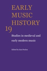 Early Music History Studies in Medieval and Early Modern Music Hardback