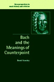 Bach and the Meanings of Counterpoint  Hardback
