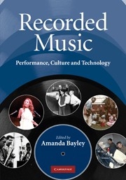 Recorded Music Performance, Culture and Technology Hardback