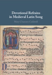 Devotional Refrains in Medieval Latin Song  Paperback