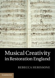 Musical Creativity in Restoration England  Hardback