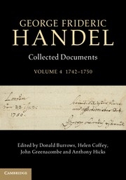 George Frideric Handel Collected Documents Hardback