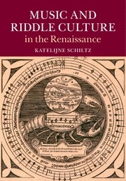 Music and Riddle Culture in the Renaissance  Hardback