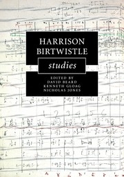 Harrison Birtwistle Studies  Paperback