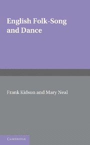 English Folk-Song and Dance  Paperback