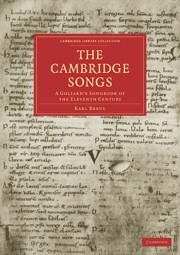 The Cambridge Songs A Goliard's Songbook of the Eleventh Century Paperback
