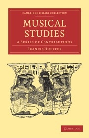 Musical Studies A Series of Contributions Paperback