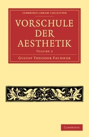 Vorschule der Aesthetik  Paperback