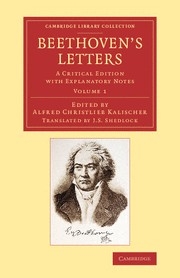 Beethoven's Letters A Critical Edition with Explanatory Notes Paperback