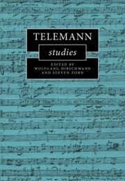 Telemann Studies  Hardback