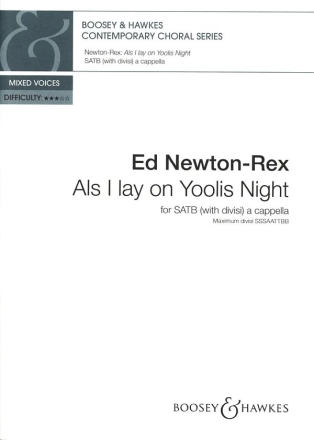 Als I lay on Yoolis Night fr gem Chor (SATB divisi) a cappella Chorpartitur (en)