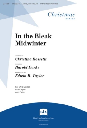 In the Bleak Midwinter Gemischter Chor mit Begleitung Chorpartitur