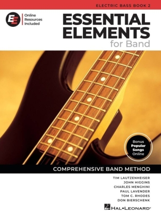 Essential Elements for Band - Electric Bass Book 2 Bassgitarre Buch und Medien Online