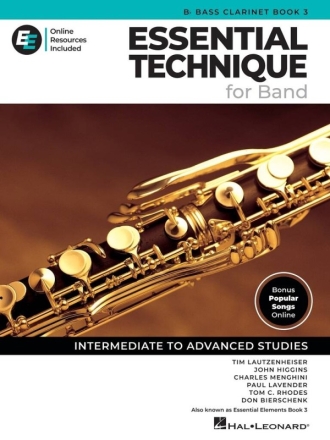 Essential Elements for Band - Bb Bass Clar Book 3 Bassklarinette Buch und Medien Online