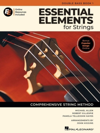 Essential Elements for Strings - Double Bass Bk 1 Kontrabass Buch und Medien Online