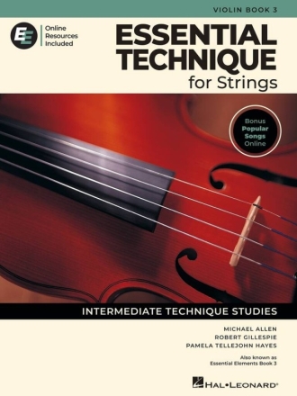 Essential Technique for Strings - Violin Book 3 Violine Buch und Medien Online
