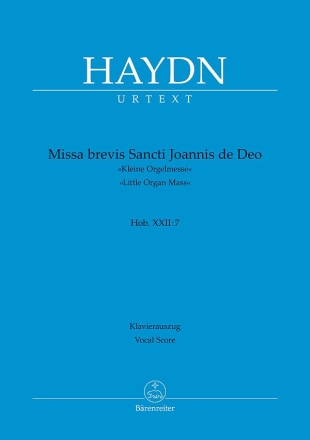 Missa brevis Sancti Joannis Hob. XXII:7 'Kleine Orgelmesse'  Klavierauszug (la)