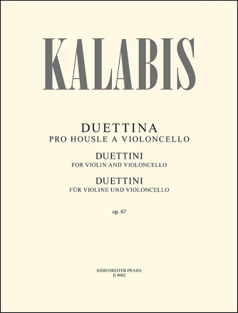 Duettini fr Violine und Violoncello op. 67 fr Violine und Violoncello Cello
