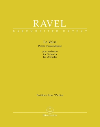 La Valse (Pome chorgraphique) fr Orchester Partitur