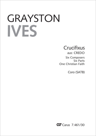 Crucifixus Coro SATB Partitur