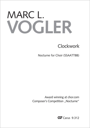 Clockwork Coro SSAATTBB Partitur