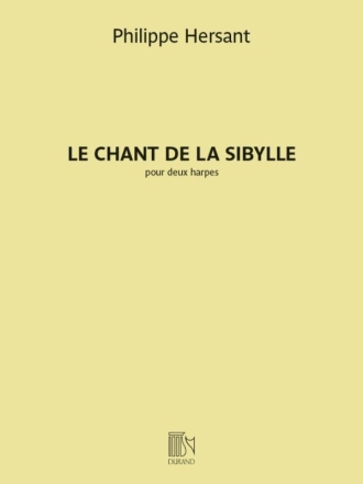 Le Chant de la Sibylle Harfe Duett Buch