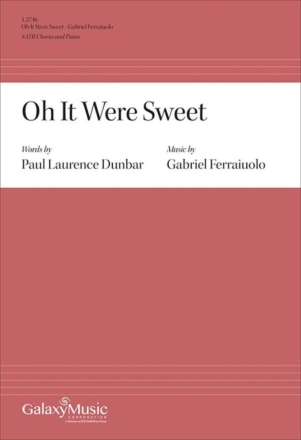 Oh It Were Sweet Gemischter Chor mit Klavier/Orgel Chorpartitur