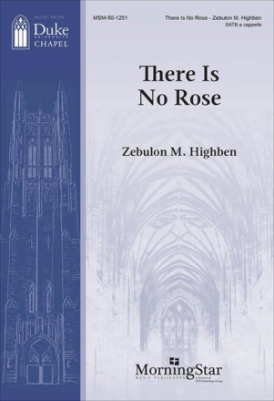 There Is No Rose Gemischter Chor A cappella Chorpartitur