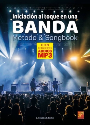 Iniciacin al toque en una banda Gitarre Buch und Online-Audio