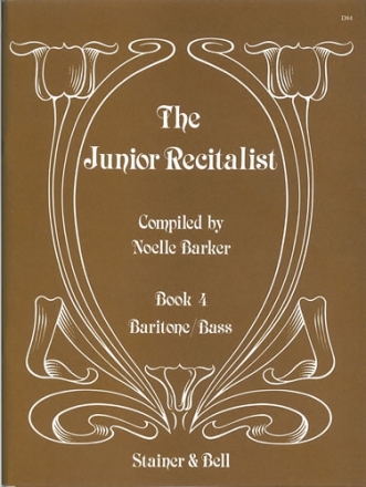 The Junior Recitalist Book 4. Baritone/Bass Voice & Piano