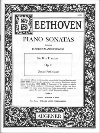 Sonata in C minor, Op. 13 ('Pathtique') Piano
