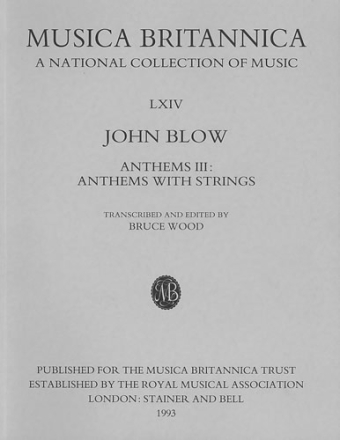 Anthems III: Anthems with Strings Score
