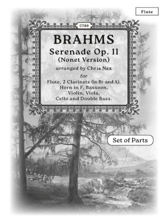 Serenade No. 1 in D, Op. 11 (Parts) Nonet