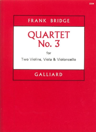 String Quartet No. 3 Miniature Score