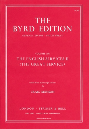 The English Services II - (The Great Service) Choral