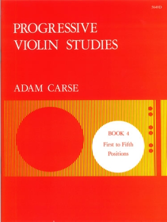 Progressive Violin Studies. Book 4 Violin