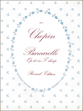 Barcarolle in F sharp, Op. 60 Piano
