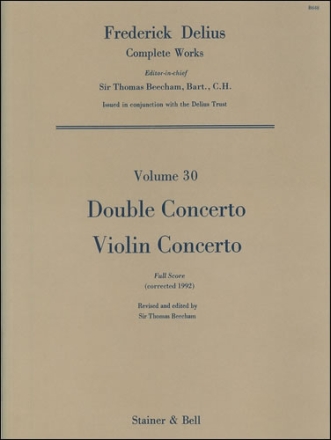 Double Concerto for Violin, Cello and Orchestra (ed Beecham) Full Score