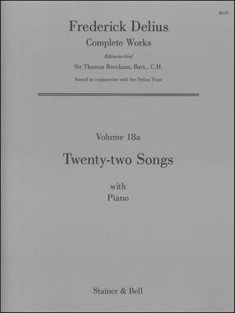 Songs with Piano, 22 Voice & Piano