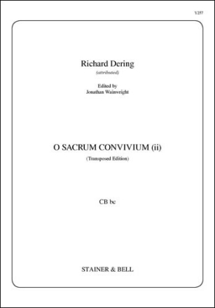 O sacrum convivium (ii) CB bc
