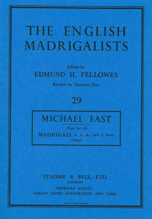 Madrigals to Three, Four and Five Parts (1604) Madrigals
