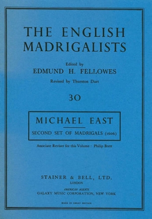 Second Set of Madrigals (1606) Madrigals