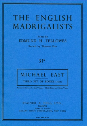 Third Set of Books (1610) Madrigals