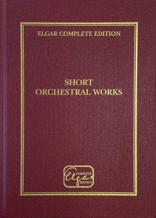 Short orchestral works Score
